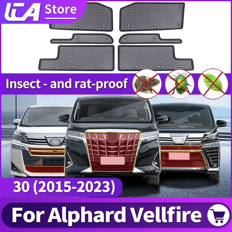 2015-2021 For Toyota Alphard Vellfire30 Car Insect-Proof Grille Net Mosquito-Proof Water Tank Middle Net Front Face Modification
2015-2021 For Toyota Alphard Vellfire30 Car Insect-Proof Grille Net Mosquito-Proof Water Tank Middle Net Front Face Modification