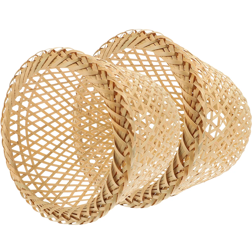 2Pcs Bamboo Lampshade Handwoven Circular Cover E27 Base 5 2cm Diameter Pendant Light Shades Decor Home Lighting Accessories 
2Pcs Bamboo Lampshade Handwoven Circular Cover E27 Base 5 2cm Diameter Pendant Light Shades Decor Home Lighting Accessories