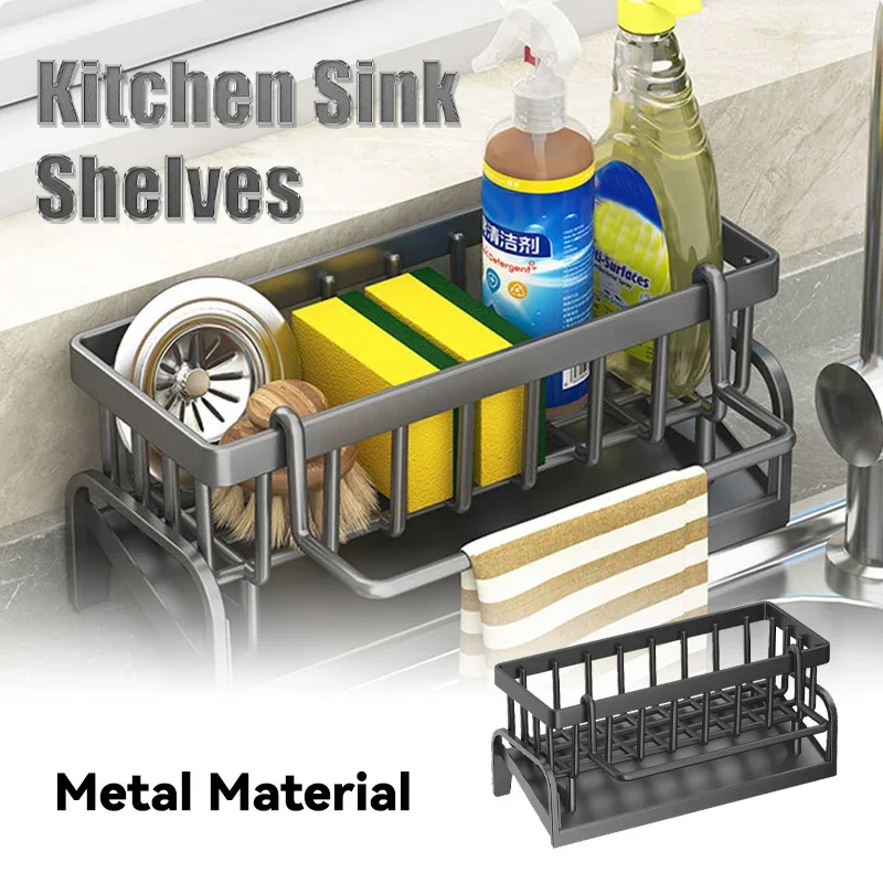 2024 New Self-draining Sink Shelf Metal Kitchen Sink Drain Rack Soap Sponge Holder Kitchen Sink Organizer
2024 New Self-draining Sink Shelf Metal Kitchen Sink Drain Rack Soap Sponge Holder Kitchen Sink Organizer