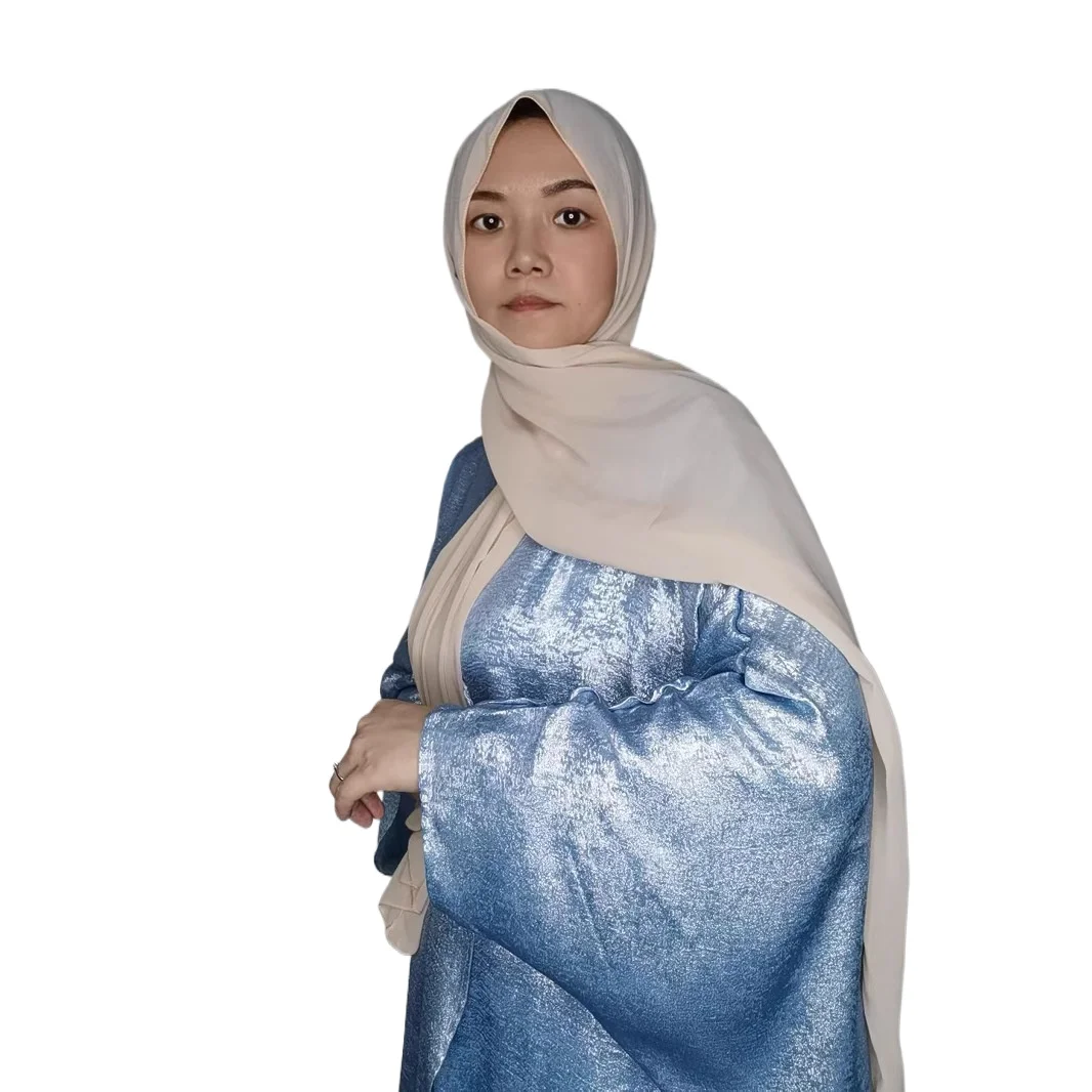 Мусульманские комплекты из 2 предметов Ид Блестящий атласный открытый кимоно Абая Шарф Комплект Дубай Роскошные мусульманские абайи Женский кафтан Платье Исламский костюм
Мусульманские комплекты из 2 предметов Ид Блестящий атласный открытый кимоно Абая Шарф Комплект Дубай Роскошные мусульманские абайи Женский кафтан Платье Исламский костюм