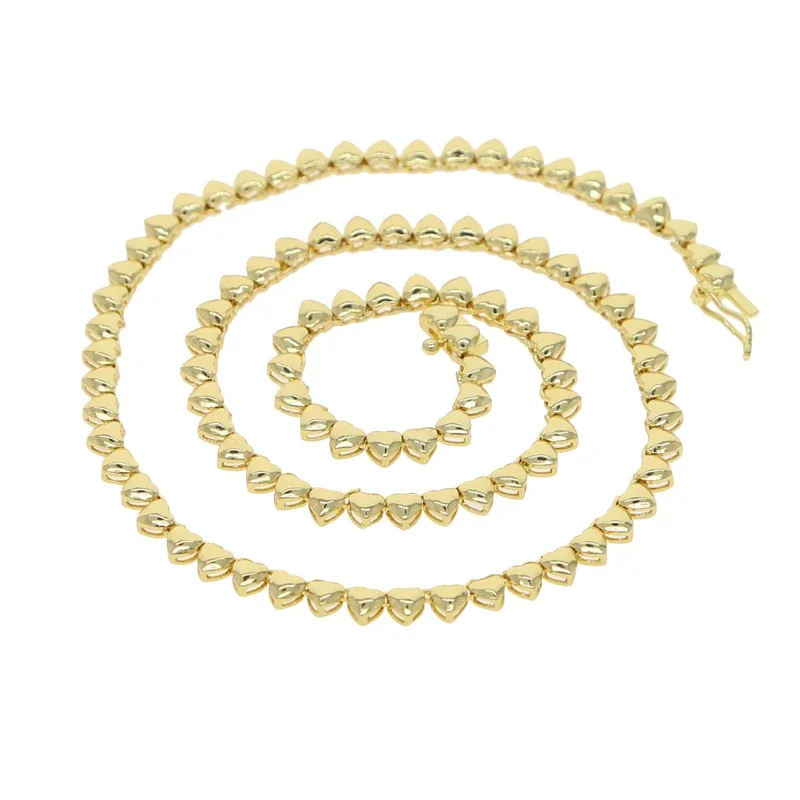 Wholesale High Quality Classic Heart Shaped Charm Tennis Choker Necklace for Women Valentine's Christmas Gift Fashion Jewelry
Wholesale High Quality Classic Heart Shaped Charm Tennis Choker Necklace for Women Valentine's Christmas Gift Fashion Jewelry