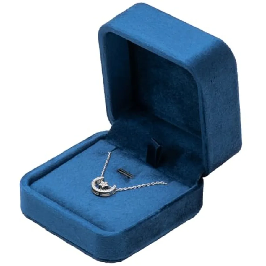 Classic Velvet Jewelry Gift Box Case for Necklace Pendant
Classic Velvet Jewelry Gift Box Case for Necklace Pendant