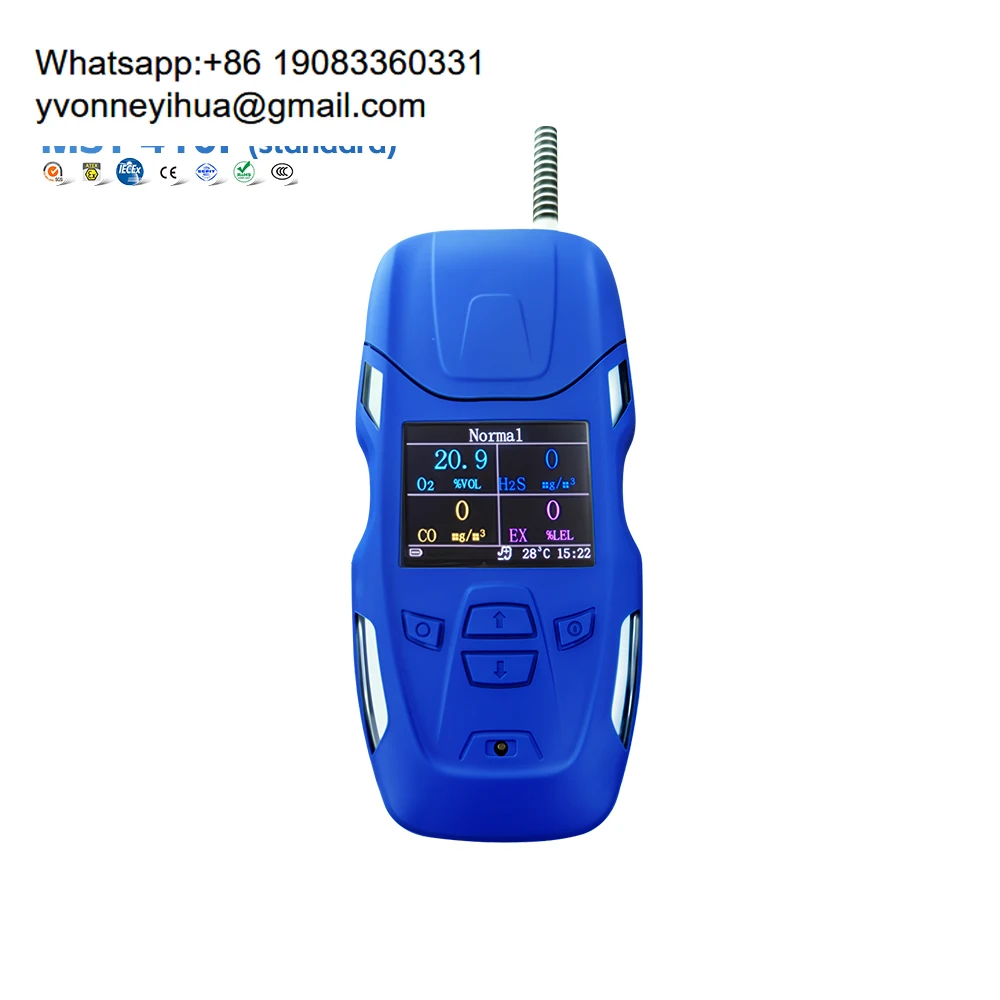 MST 410P Strong And Durable Portable Multi Gas Detector CO/O2/H2S/LEL Gas Leak Detector CO Gas Analyzers Instead Of XT II
MST 410P Strong And Durable Portable Multi Gas Detector CO/O2/H2S/LEL Gas Leak Detector CO Gas Analyzers Instead Of XT II