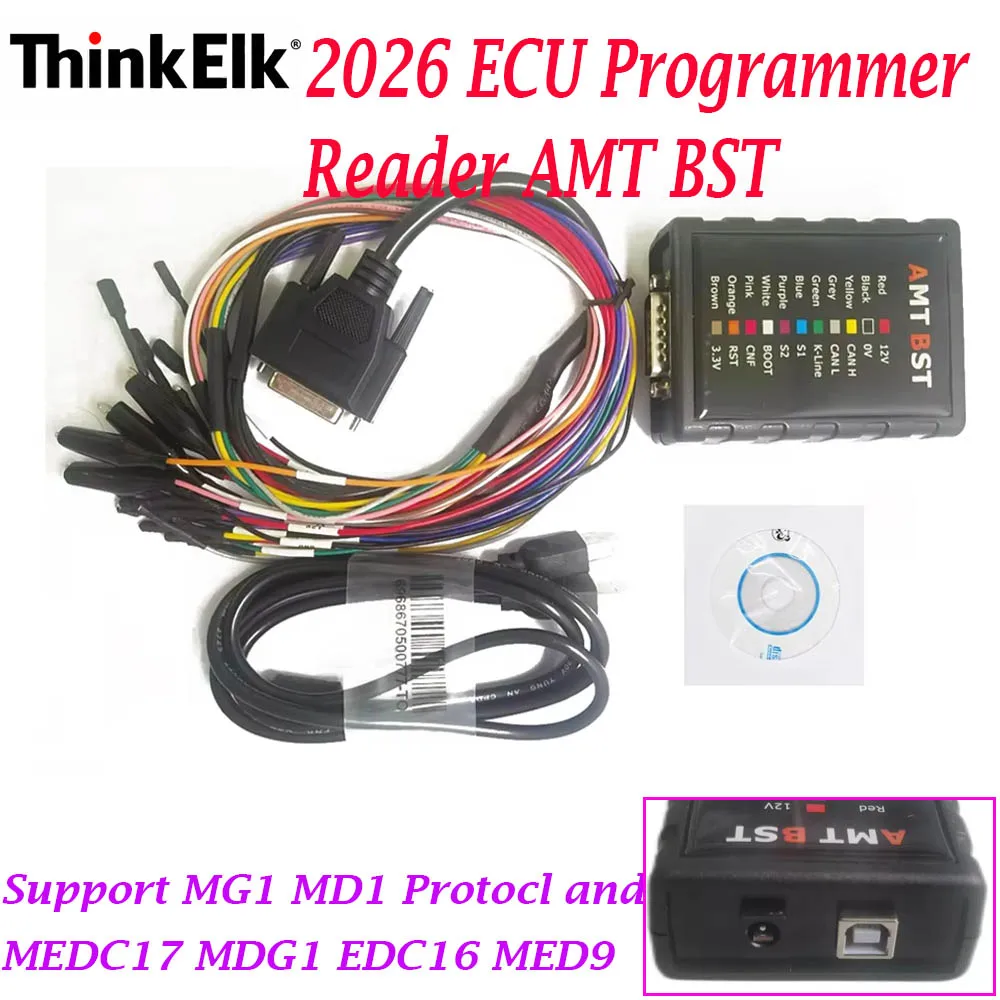 2026 ECU Programmer Reader AMT BST for Bosch MDG1 based on Motorola MPC5777 / Aurix TC2xx microprocessor
2026 ECU Programmer Reader AMT BST for Bosch MDG1 based on Motorola MPC5777 / Aurix TC2xx microprocessor
