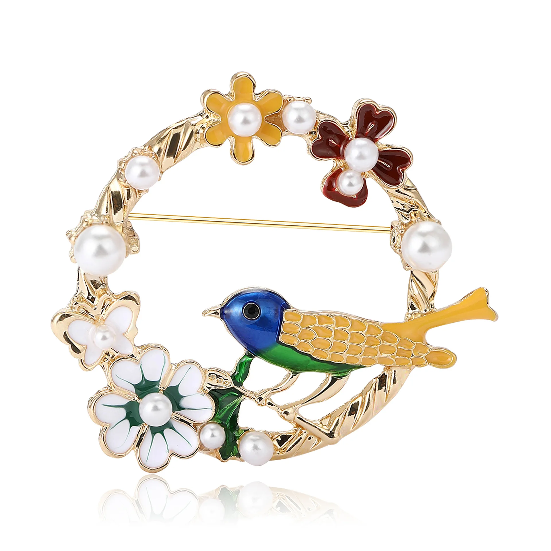 Vintage Enamel Bird Brooch on the Branch for Women, Animal Shaped Pin Jewelry, Office Party Casual Accessory Gift
Vintage Enamel Bird Brooch on the Branch for Women, Animal Shaped Pin Jewelry, Office Party Casual Accessory Gift