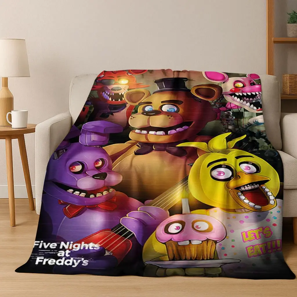 3D F-FNAF Game Cartoon Flannel Blanket Soft Warm Throw Blanket for Bed Bedroom Room Living Room Travel Camping Picnic Gift
3D F-FNAF Game Cartoon Flannel Blanket Soft Warm Throw Blanket for Bed Bedroom Room Living Room Travel Camping Picnic Gift