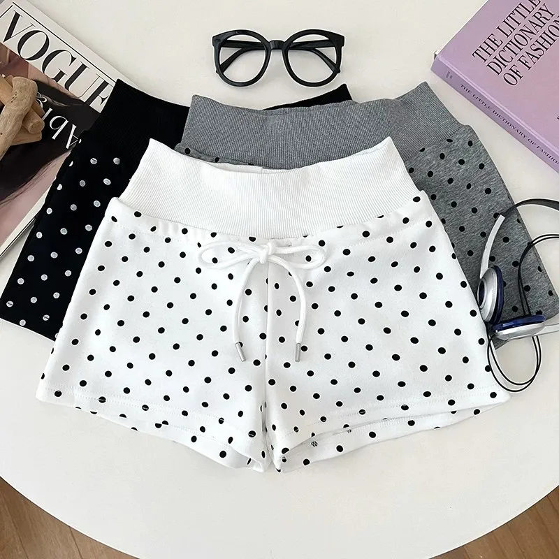 Women Polka Dot Printing Shorts Patchwork High Waist Slimming Casual Straight-leg Bottoms Comfortable Soft Sporty Yoga Shorts
Women Polka Dot Printing Shorts Patchwork High Waist Slimming Casual Straight-leg Bottoms Comfortable Soft Sporty Yoga Shorts