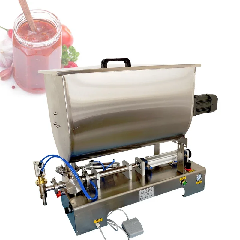 Paste Liquid Mixing Filling Machine U-Shaped Hopper 80l Large Capacity Pneumatic Automatic Filling Machine
Paste Liquid Mixing Filling Machine U-Shaped Hopper 80l Large Capacity Pneumatic Automatic Filling Machine
