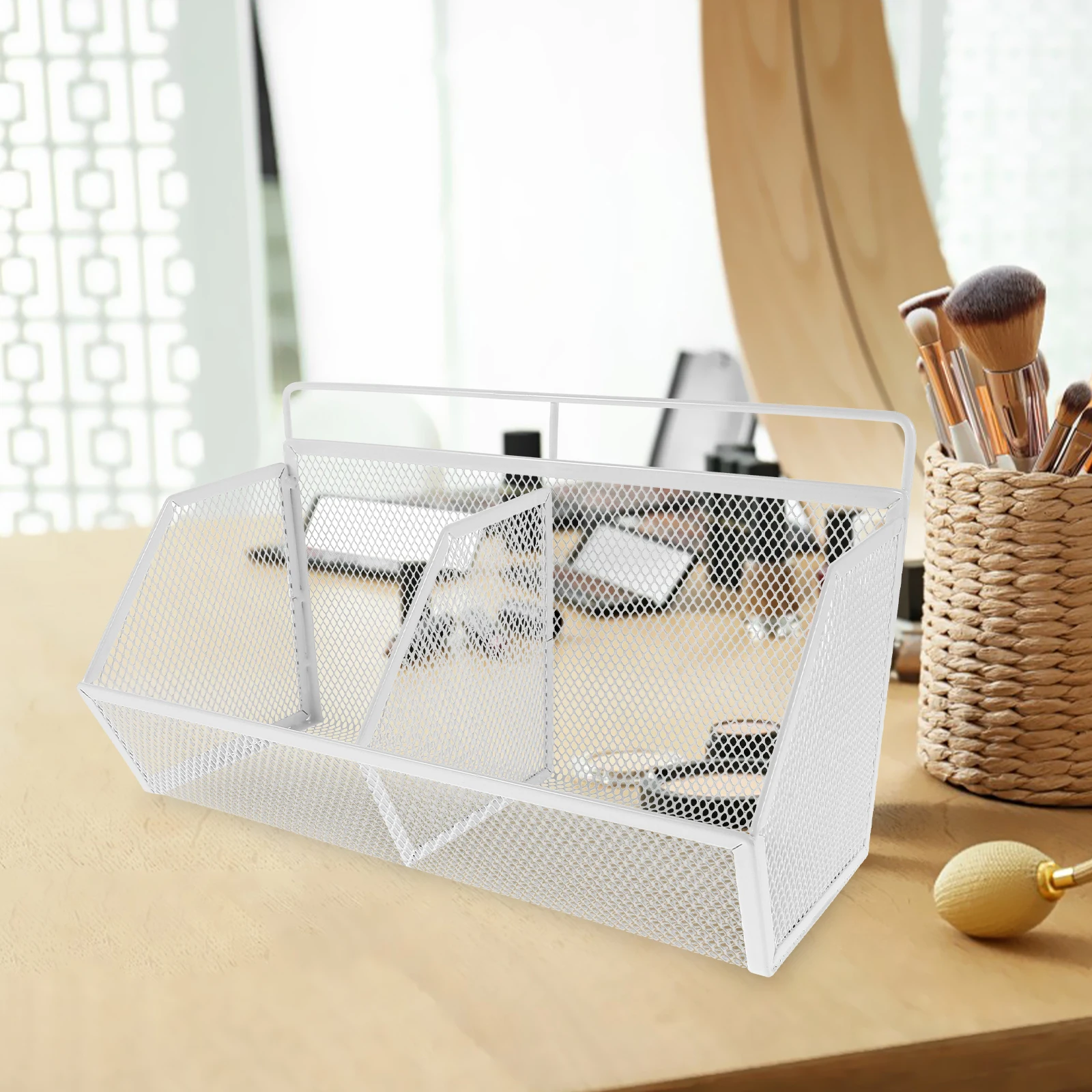 Document Storage Rack Metal File Basket Office Supplies Tray Iron Desktop Organiser
Document Storage Rack Metal File Basket Office Supplies Tray Iron Desktop Organiser