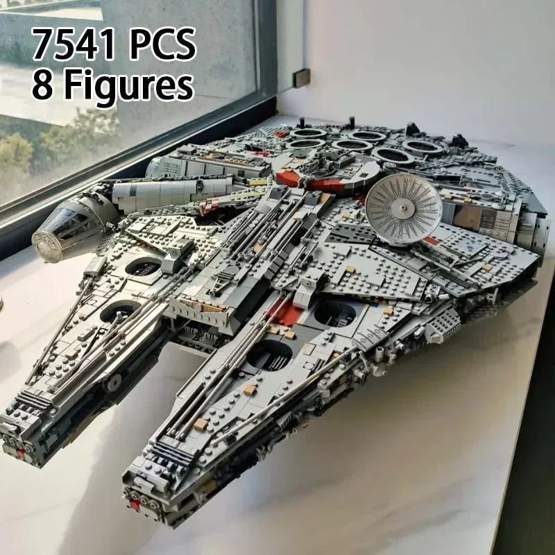 New 7541PCS Space Wars Falcon Ship Building Blocks Bricks Adult Spacecraft for Christmas Birthday Gifts Millennium DIY Educ Toy
New 7541PCS Space Wars Falcon Ship Building Blocks Bricks Adult Spacecraft for Christmas Birthday Gifts Millennium DIY Educ Toy