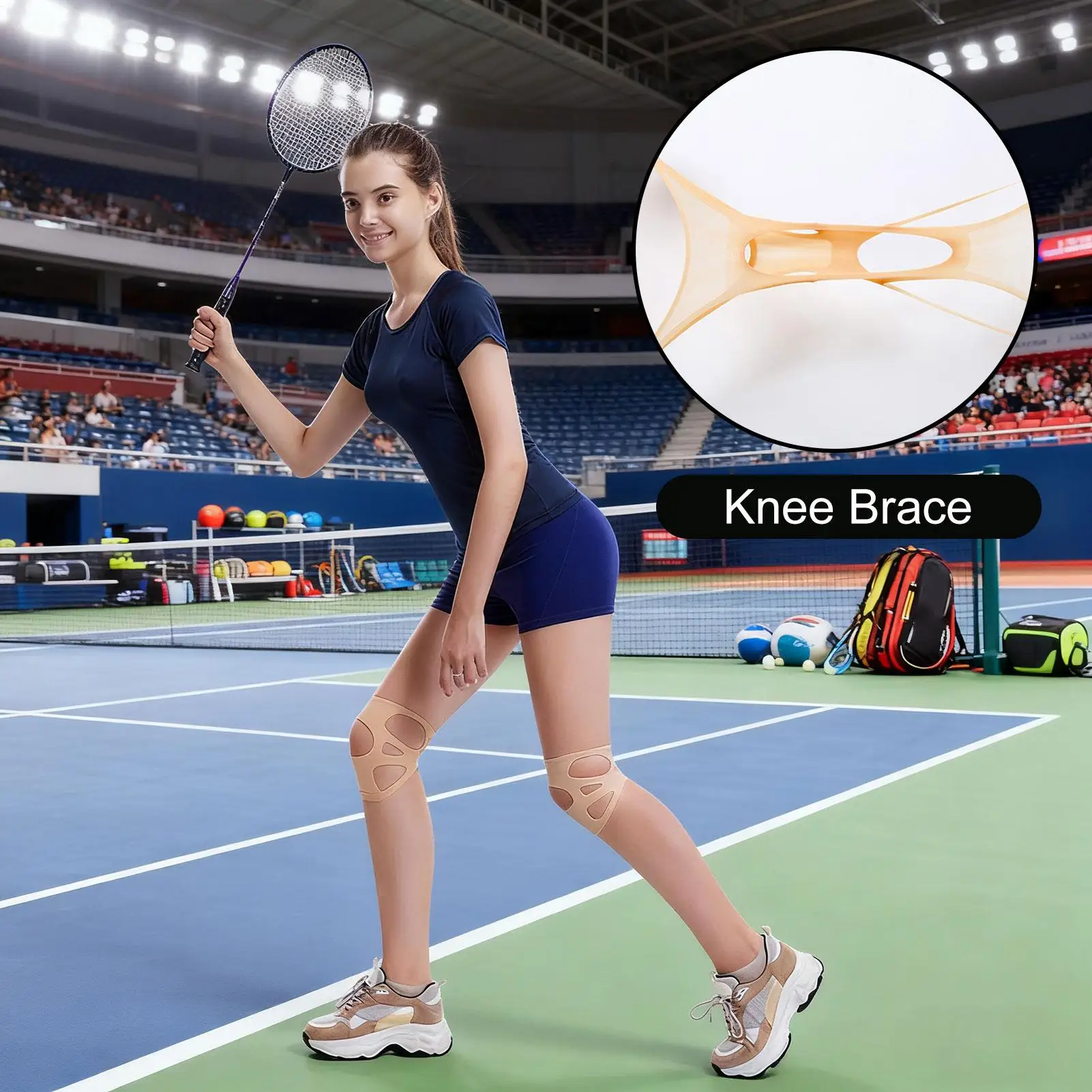 1 пара наколенников, эргономичный дышащий моющийся спортивный инвентарь, компрессионный рукав для колена, поддерживающий бандаж для фитнеса, танцев, баскетбола
1 пара наколенников, эргономичный дышащий моющийся спортивный инвентарь, компрессионный рукав для колена, поддерживающий бандаж для фитнеса, танцев, баскетбола