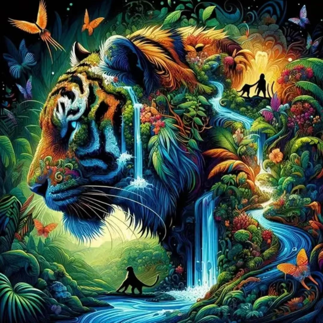 Tiger 500PCS/1024 PCS Jigsaw Puzzles Relaxing Family Activity Games for Living Room Home Decor Gift Frameless
Tiger 500PCS/1024 PCS Jigsaw Puzzles Relaxing Family Activity Games for Living Room Home Decor Gift Frameless