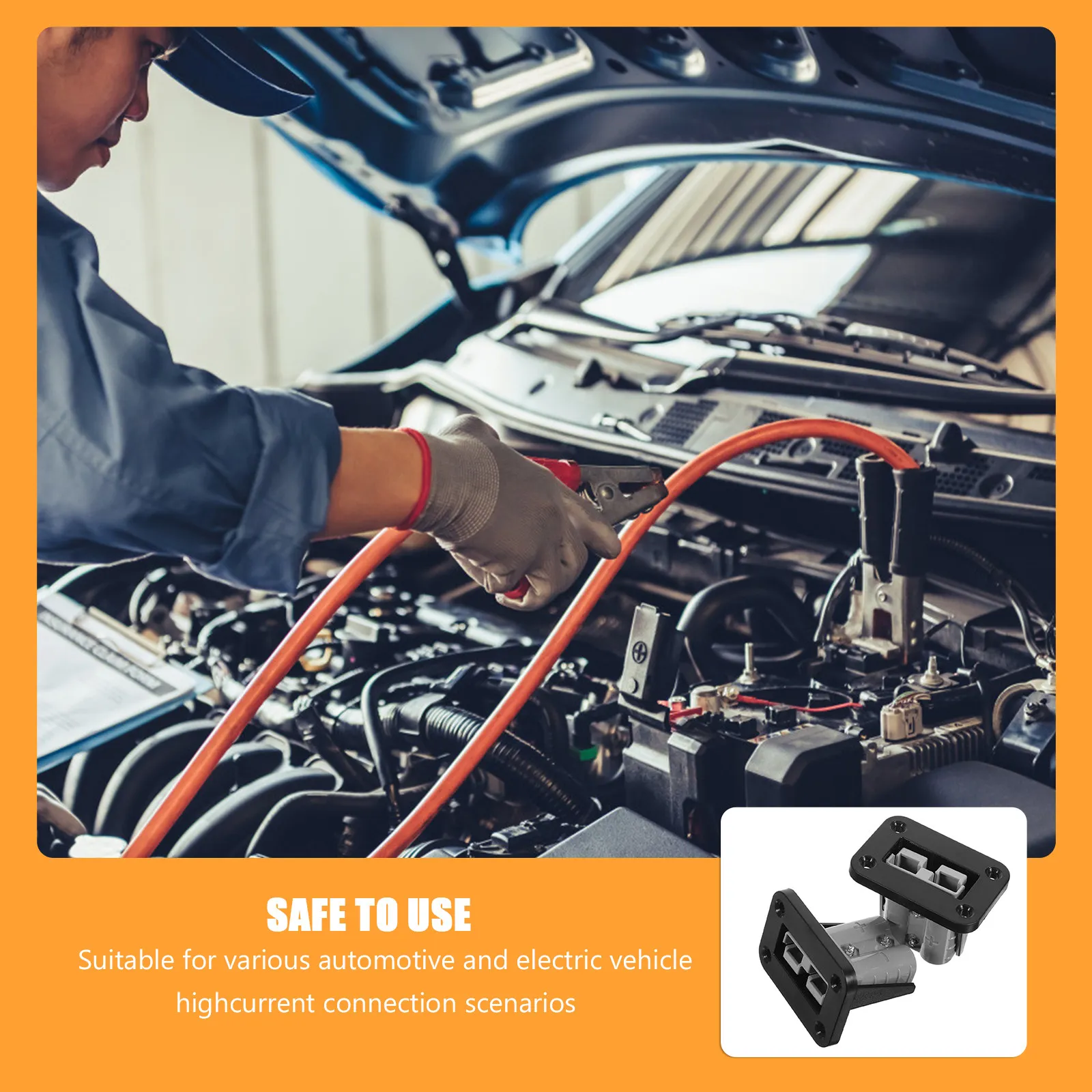 2Pcs Car Connector Quick Connect Wire Connector Battery Quick Disconnect Plug High Current Stable Connection for Winch Motor Atv
2Pcs Car Connector Quick Connect Wire Connector Battery Quick Disconnect Plug High Current Stable Connection for Winch Motor Atv