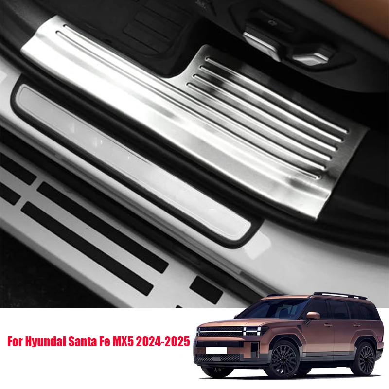 for Hyundai Santa Fe MX5 2024 2025 Stainless steel material interior door sill decorative frame door sill strip
for Hyundai Santa Fe MX5 2024 2025 Stainless steel material interior door sill decorative frame door sill strip