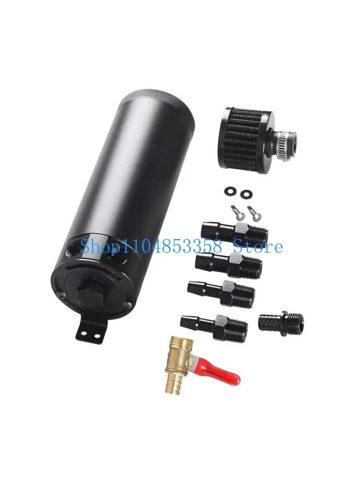 652F 2Port Reservoir Engine Oil Separator Catch Can Baffled for Tank with Breather Fi
652F 2Port Reservoir Engine Oil Separator Catch Can Baffled for Tank with Breather Fi