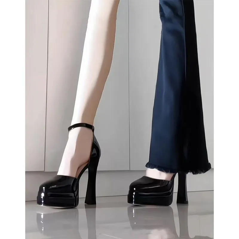 New cm Ultra High Heel Waterproof Platform Pointed Toe Thi Heel Wrap Head Single oes Sandals Faion ow Models Walk
New cm Ultra High Heel Waterproof Platform Pointed Toe Thi Heel Wrap Head Single oes Sandals Faion ow Models Walk