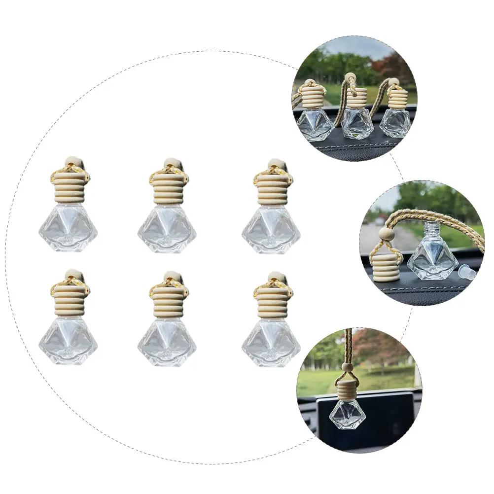 6pcs Refillable Perfume Bottle Hanging Car Aroma Diffuser Transparent Decorative Essential Oil Holder Aromatherapy Bottle For
6pcs Refillable Perfume Bottle Hanging Car Aroma Diffuser Transparent Decorative Essential Oil Holder Aromatherapy Bottle For