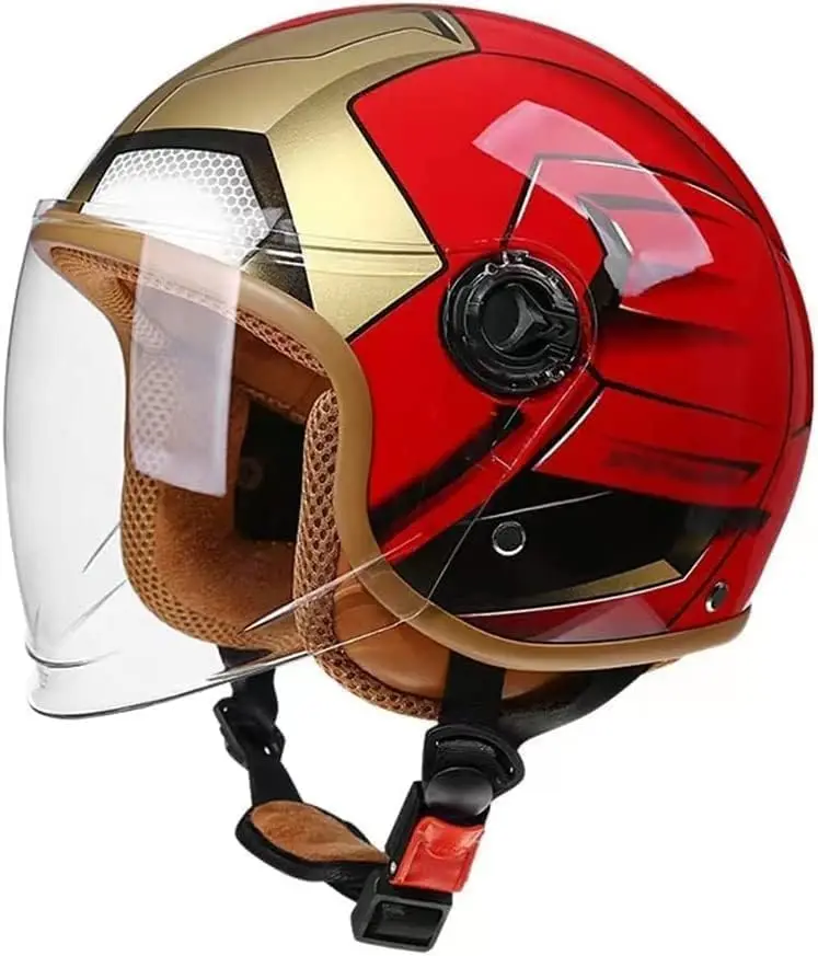 Retro 3/4 Half Helmet for Youth & Kids, DOT Approved, Open Face Motorcycle Helmet for Go-Kart, Dirt-Bike, Scooter, ATV
Retro 3/4 Half Helmet for Youth & Kids, DOT Approved, Open Face Motorcycle Helmet for Go-Kart, Dirt-Bike, Scooter, ATV