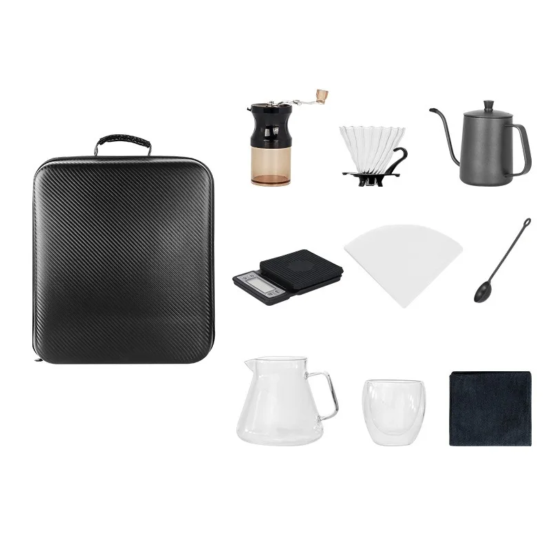 Coffee Pot Set, Full Set of Hand Grinding Utensils, Filter Cup Pot Combination, Portable.
Coffee Pot Set, Full Set of Hand Grinding Utensils, Filter Cup Pot Combination, Portable.