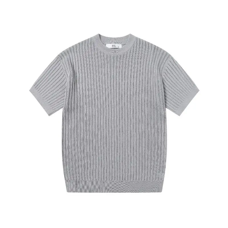 Spring Bamboo 2026 Summer New round Neck Color Simple Thin Breathable Elastic Short Sleeve Knitted T-Shirt Women's Top
Spring Bamboo 2026 Summer New round Neck Color Simple Thin Breathable Elastic Short Sleeve Knitted T-Shirt Women's Top