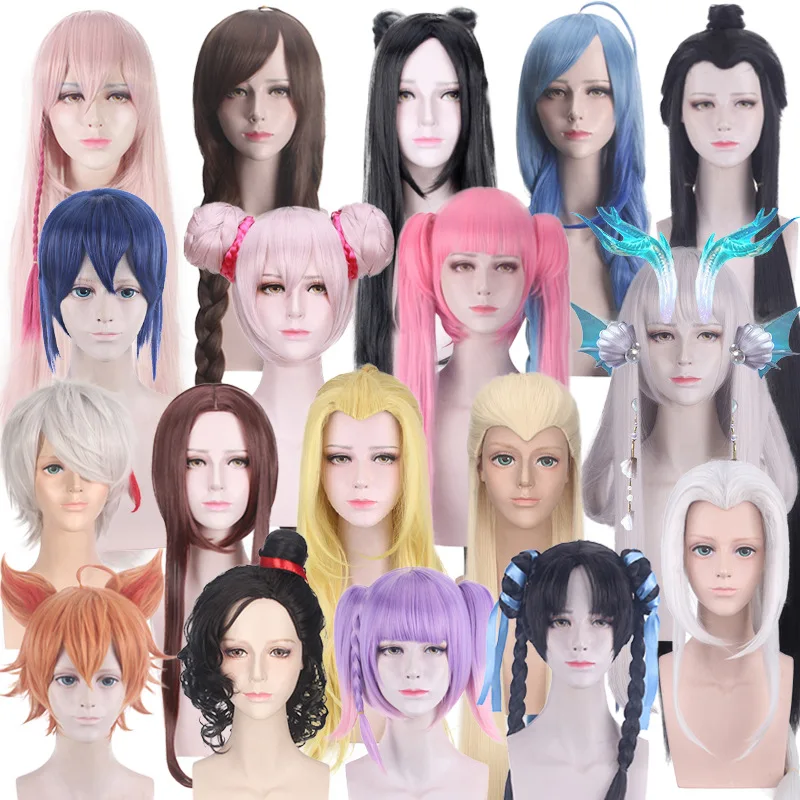 Synthetic Cosplay Wig Game Hero Inspired Costume Hair Party Roleplay Full Set Xiao-Q S-Wukong Da-J West-Sh Bai-L G-Z Dash-J
Synthetic Cosplay Wig Game Hero Inspired Costume Hair Party Roleplay Full Set Xiao-Q S-Wukong Da-J West-Sh Bai-L G-Z Dash-J