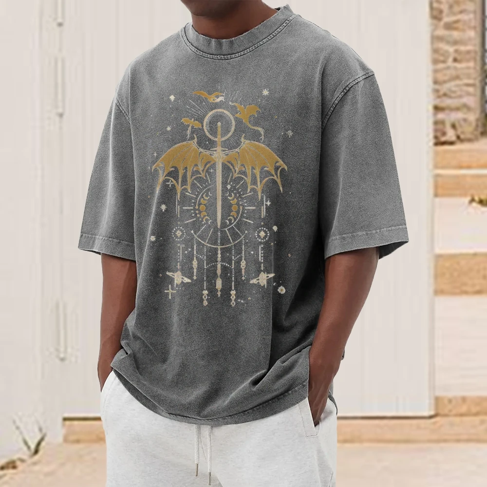 Y2K Style Top Golden Wing Print T Shirts For Woman Punk Style Graphic Short Sleeve Tops For Women and Men 100% Cotton Unisex Fit
Y2K Style Top Golden Wing Print T Shirts For Woman Punk Style Graphic Short Sleeve Tops For Women and Men 100% Cotton Unisex Fit