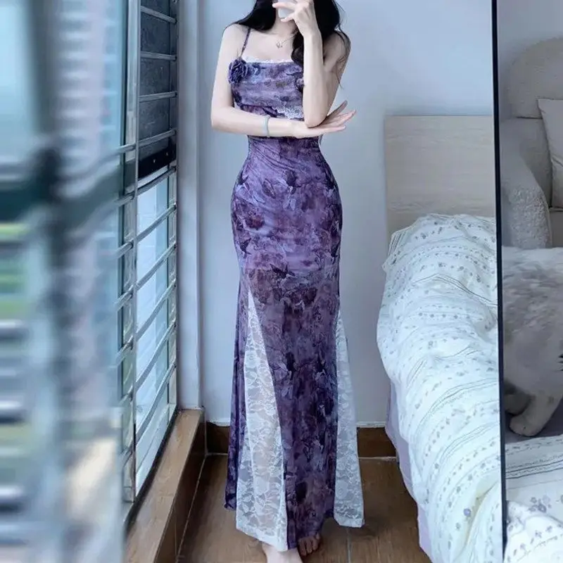 Sweet and Spicy Pure Desire Purple Summer Stunning Figure-Flattering Dress for Women, Waist-Cinching, Bodycon, Strap Dress, Vaca
Sweet and Spicy Pure Desire Purple Summer Stunning Figure-Flattering Dress for Women, Waist-Cinching, Bodycon, Strap Dress, Vaca
