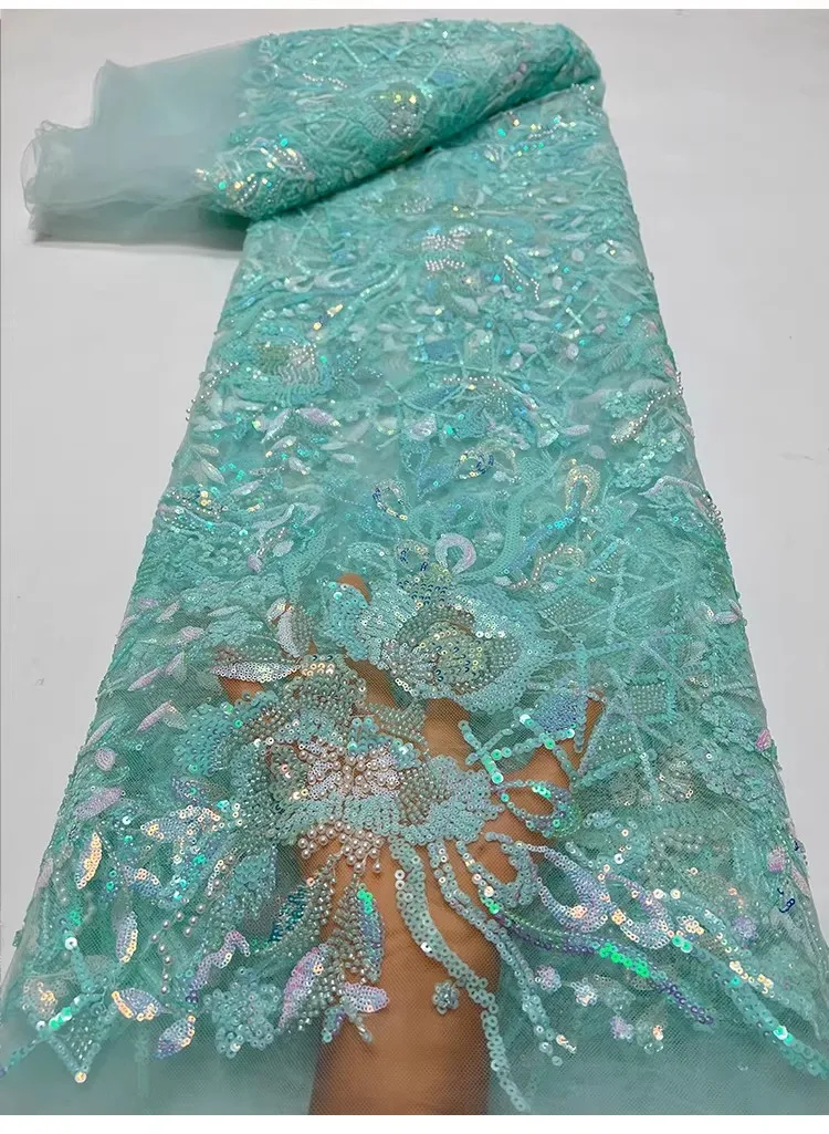 2yard Evening gown dress fabric New mesh tissu Flower bead sequin embroidery fabrics for clothing
2yard Evening gown dress fabric New mesh tissu Flower bead sequin embroidery fabrics for clothing