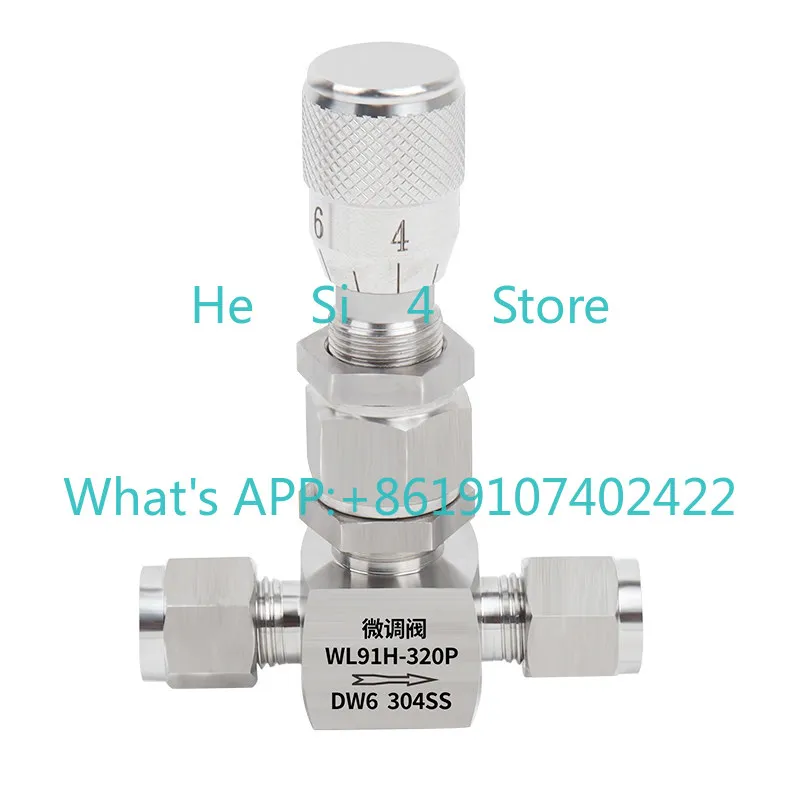 304/316 stainless steel ferrule type trimmer valve 90 ° angle type high precision scale flow needle valve
304/316 stainless steel ferrule type trimmer valve 90 ° angle type high precision scale flow needle valve