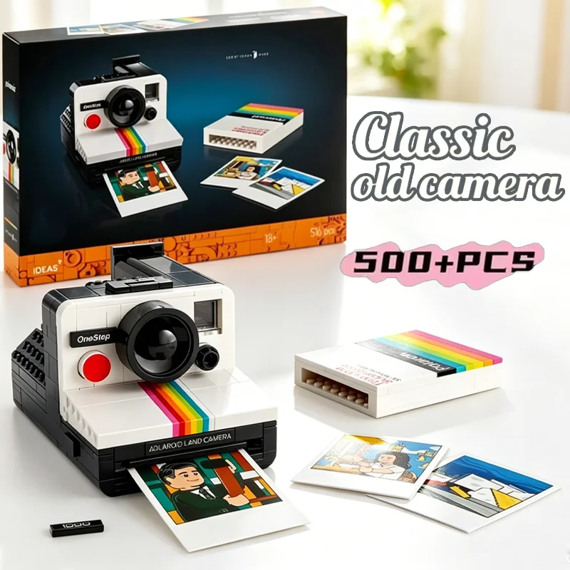 2026 Vintage Camera Model 516PCS Building Block Toy Kids Educational Assembly Set Birthday Gift Creative Retro Photography Decor
2026 Vintage Camera Model 516PCS Building Block Toy Kids Educational Assembly Set Birthday Gift Creative Retro Photography Decor
