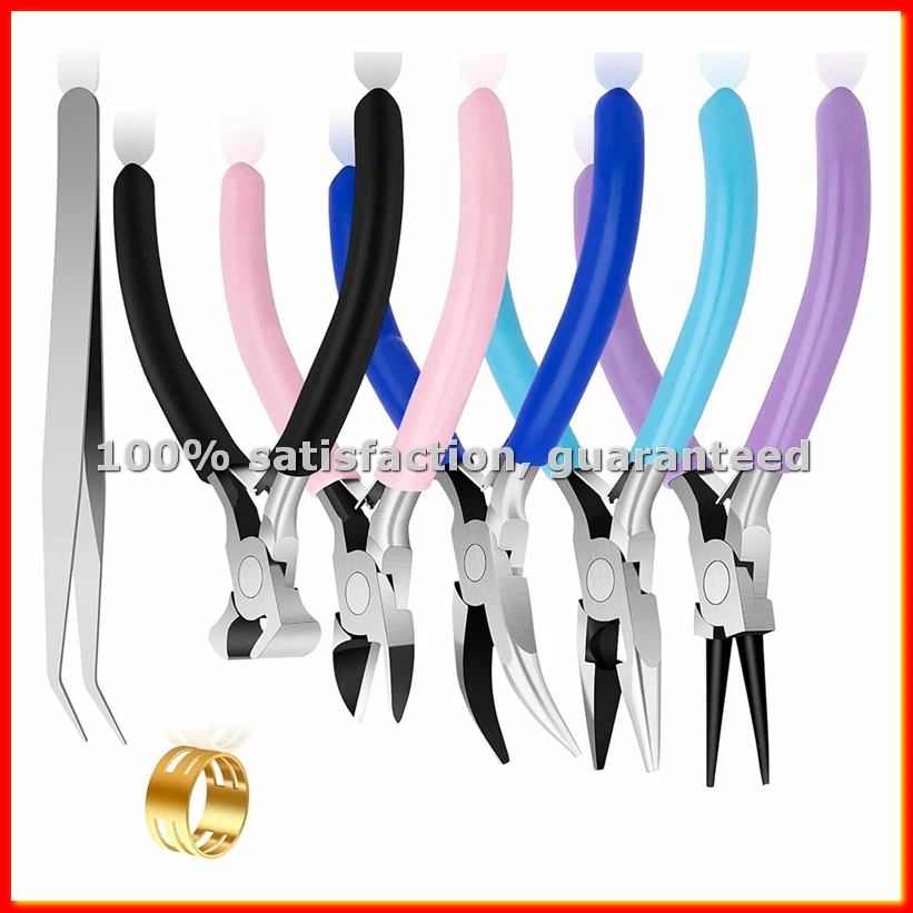 5 Packs Jewelry Pliers Tool Set for Jewelry Making. Essential Tools Kit for Wire Wrapping, Jewelry Repair and Crafts-A68X
5 Packs Jewelry Pliers Tool Set for Jewelry Making. Essential Tools Kit for Wire Wrapping, Jewelry Repair and Crafts-A68X