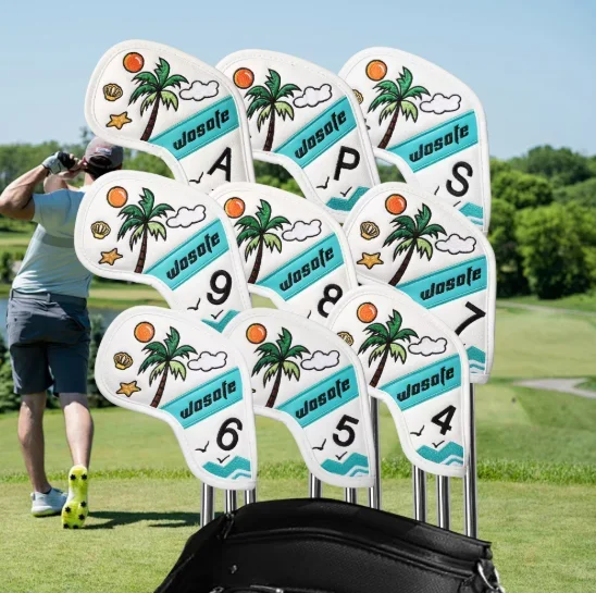 9-Piece Deluxe PU Leather Golf Iron Head Covers: Ideal for Tournaments, Driving Ranges & Travel
9-Piece Deluxe PU Leather Golf Iron Head Covers: Ideal for Tournaments, Driving Ranges & Travel