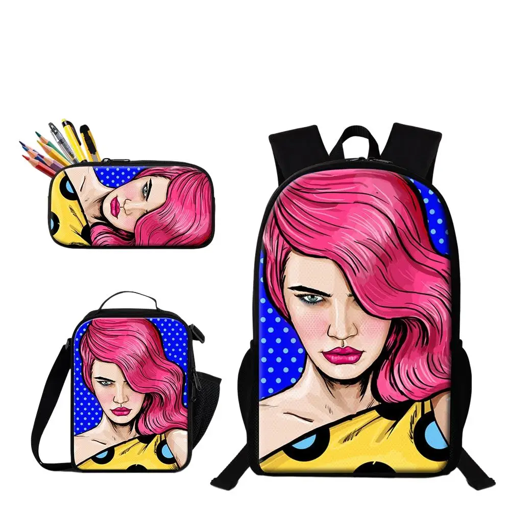 Harajuku Youthful Hot Press Transfer Sublimation 3D Print 3pcs/Set Travel bags Laptop Daypack Backpack Lunch Bag Pencil Case
Harajuku Youthful Hot Press Transfer Sublimation 3D Print 3pcs/Set Travel bags Laptop Daypack Backpack Lunch Bag Pencil Case