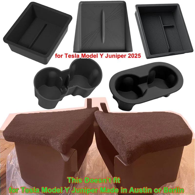 For Tesla Model Y Juniper 2025 Accessories Rear Trunk Storage Organizer Box Center Console Armrest Box Organizer Cup Holder Mat
For Tesla Model Y Juniper 2025 Accessories Rear Trunk Storage Organizer Box Center Console Armrest Box Organizer Cup Holder Mat