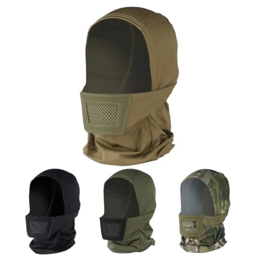 Tactical Balaclava Mask Full Face Airsoft Mask with Mesh Mouth Guard Lightweight Breathable for Airsoft Motorcycle Snowboarding
Tactical Balaclava Mask Full Face Airsoft Mask with Mesh Mouth Guard Lightweight Breathable for Airsoft Motorcycle Snowboarding