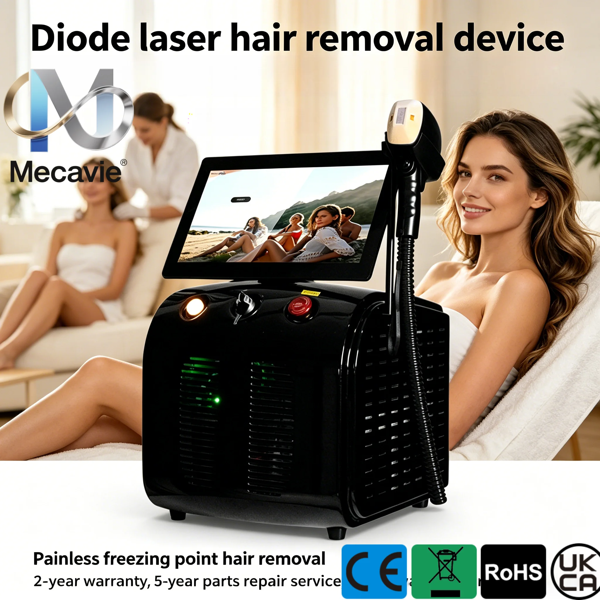 4000W Soprano Titanium Laser 808 Diode Laser Hair Removal Suitable for Men and Women 4 Wavelengths Painless and Ice-Point Treatm
4000W Soprano Titanium Laser 808 Diode Laser Hair Removal Suitable for Men and Women 4 Wavelengths Painless and Ice-Point Treatm
