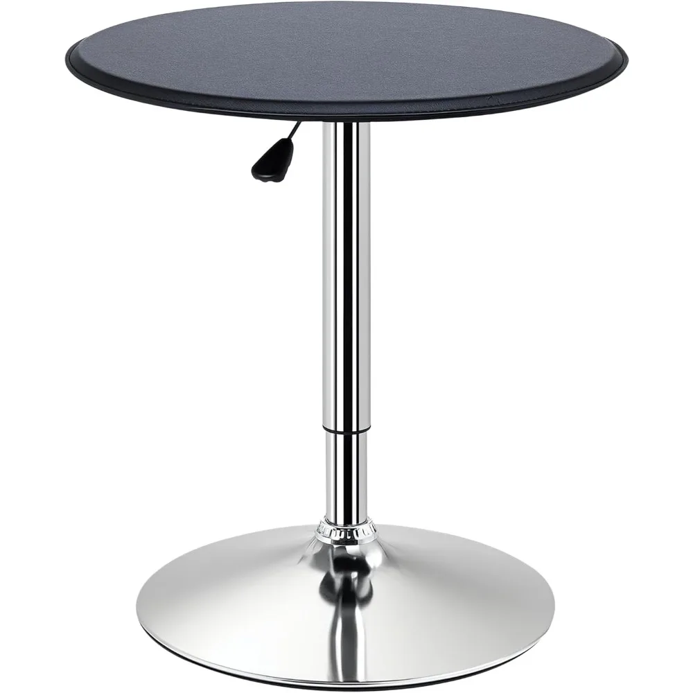 25" Round Bar Table, Adjustable Height and 360° Swivel Pub Table for Living Room Dining Room Bar Bistro, Black
25" Round Bar Table, Adjustable Height and 360° Swivel Pub Table for Living Room Dining Room Bar Bistro, Black