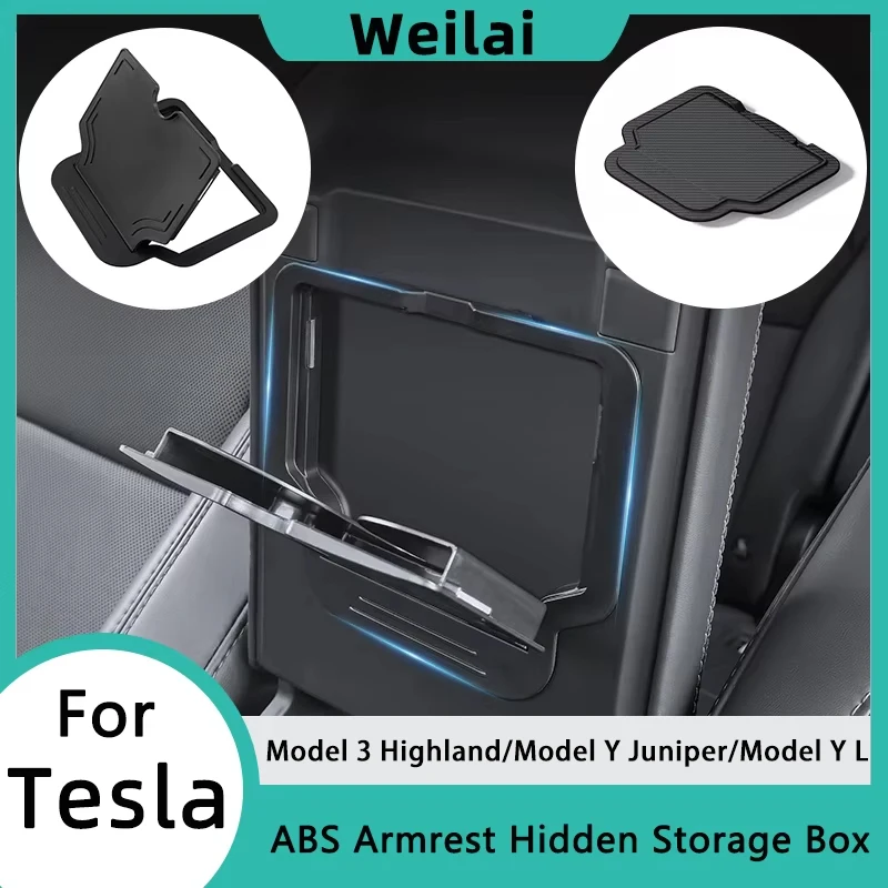 Model Y L 2026 Armrest Hidden Storage Box for Tesla Model 3 Highland Model Y Juniper ABS Center Console Organizer Storage Box
Model Y L 2026 Armrest Hidden Storage Box for Tesla Model 3 Highland Model Y Juniper ABS Center Console Organizer Storage Box