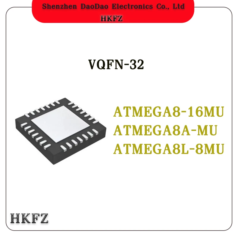 ATMEGA8A-MU ATMEGA8L-8MU ATMEGA8-16MU ATMEGA8A ATMEGA8L ATMEGA8 ATMEGA IC MCU Chip QFN-32
ATMEGA8A-MU ATMEGA8L-8MU ATMEGA8-16MU ATMEGA8A ATMEGA8L ATMEGA8 ATMEGA IC MCU Chip QFN-32