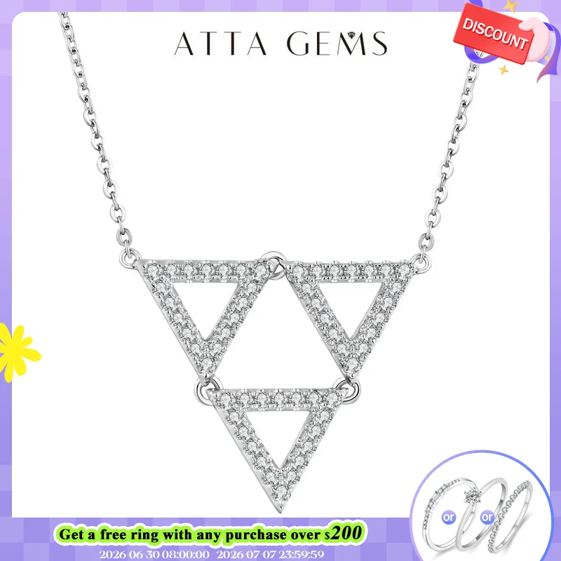 ATTAGEMS 925 Silver Moissainte Necklace Pendant Round Cut 1.4mm D Color Moissanite Pass Diamond Test for Women Fine Neck Jewelry
ATTAGEMS 925 Silver Moissainte Necklace Pendant Round Cut 1.4mm D Color Moissanite Pass Diamond Test for Women Fine Neck Jewelry