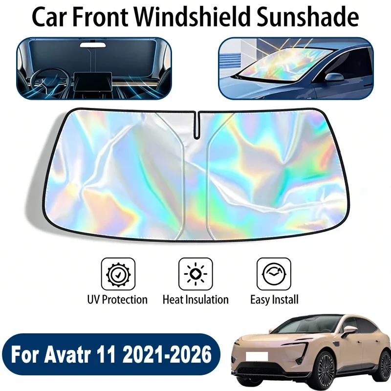 Car Windshield Sun Shade UV Reflective Sun Visor Protection Cover For Avatr 11 2021-2026
Car Windshield Sun Shade UV Reflective Sun Visor Protection Cover For Avatr 11 2021-2026