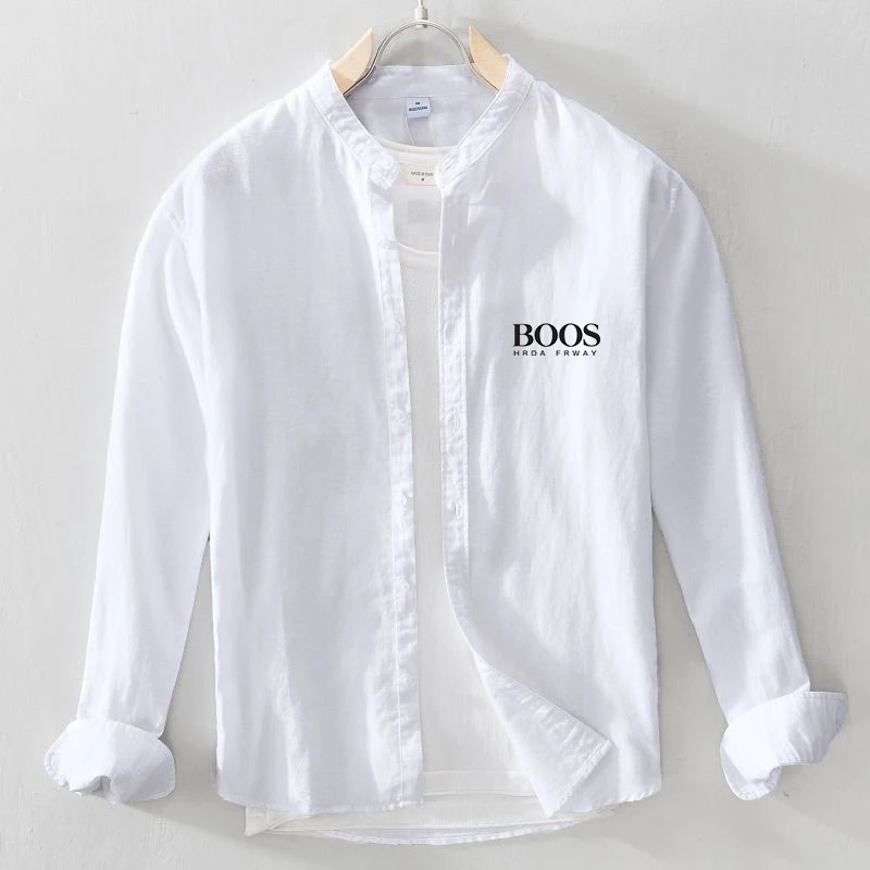 Crease-Resistance Shirts Men Summer New Long Sleeved Cotton Linen Shirt Business Casual Loose Fitting High Elasticity Shirts
Crease-Resistance Shirts Men Summer New Long Sleeved Cotton Linen Shirt Business Casual Loose Fitting High Elasticity Shirts