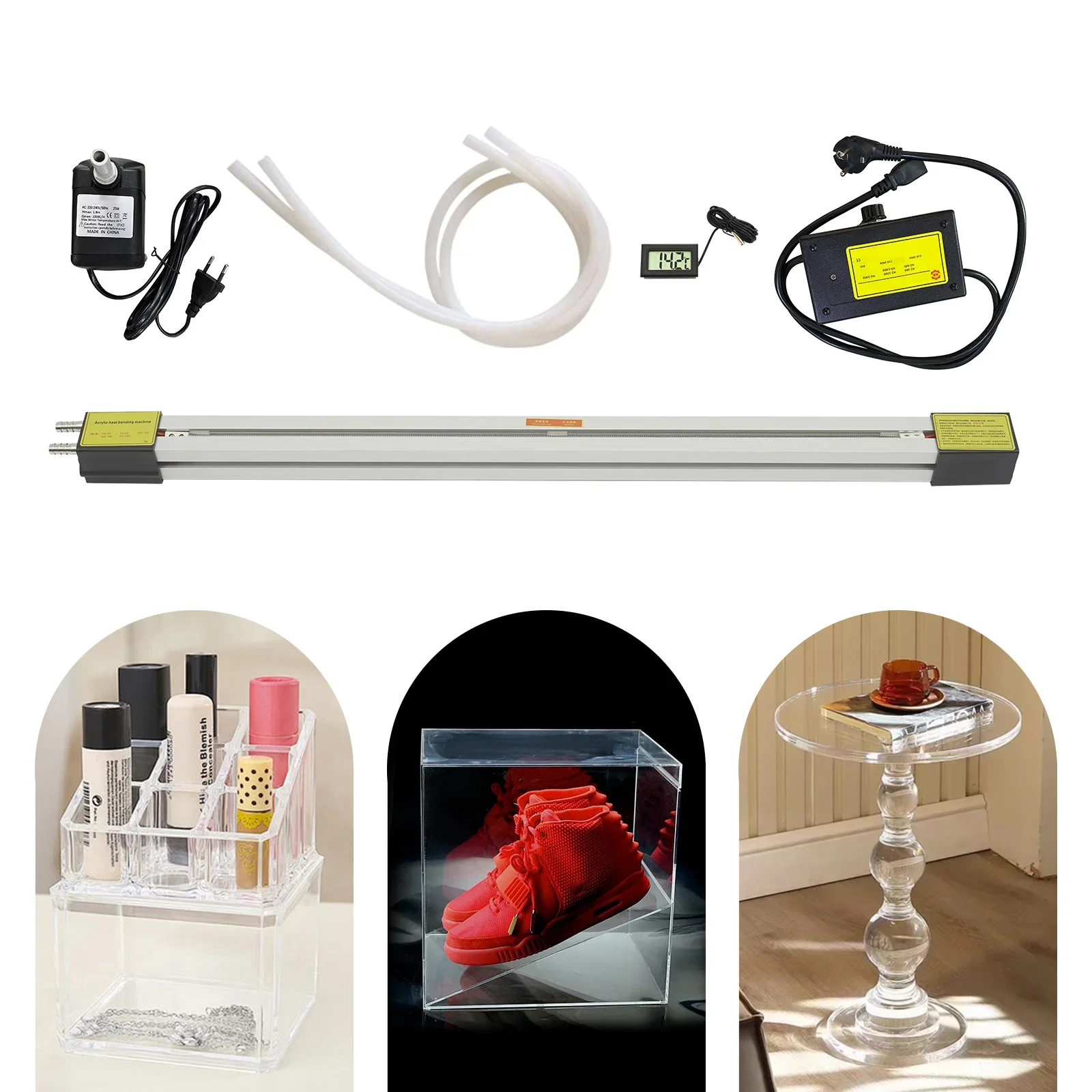 24 Inch 110V Portable Acrylic Plastic PVC Bending Machine Heater, Temperature Adjustable Hot Heating Bender Thickness 1mm-6mm
24 Inch 110V Portable Acrylic Plastic PVC Bending Machine Heater, Temperature Adjustable Hot Heating Bender Thickness 1mm-6mm