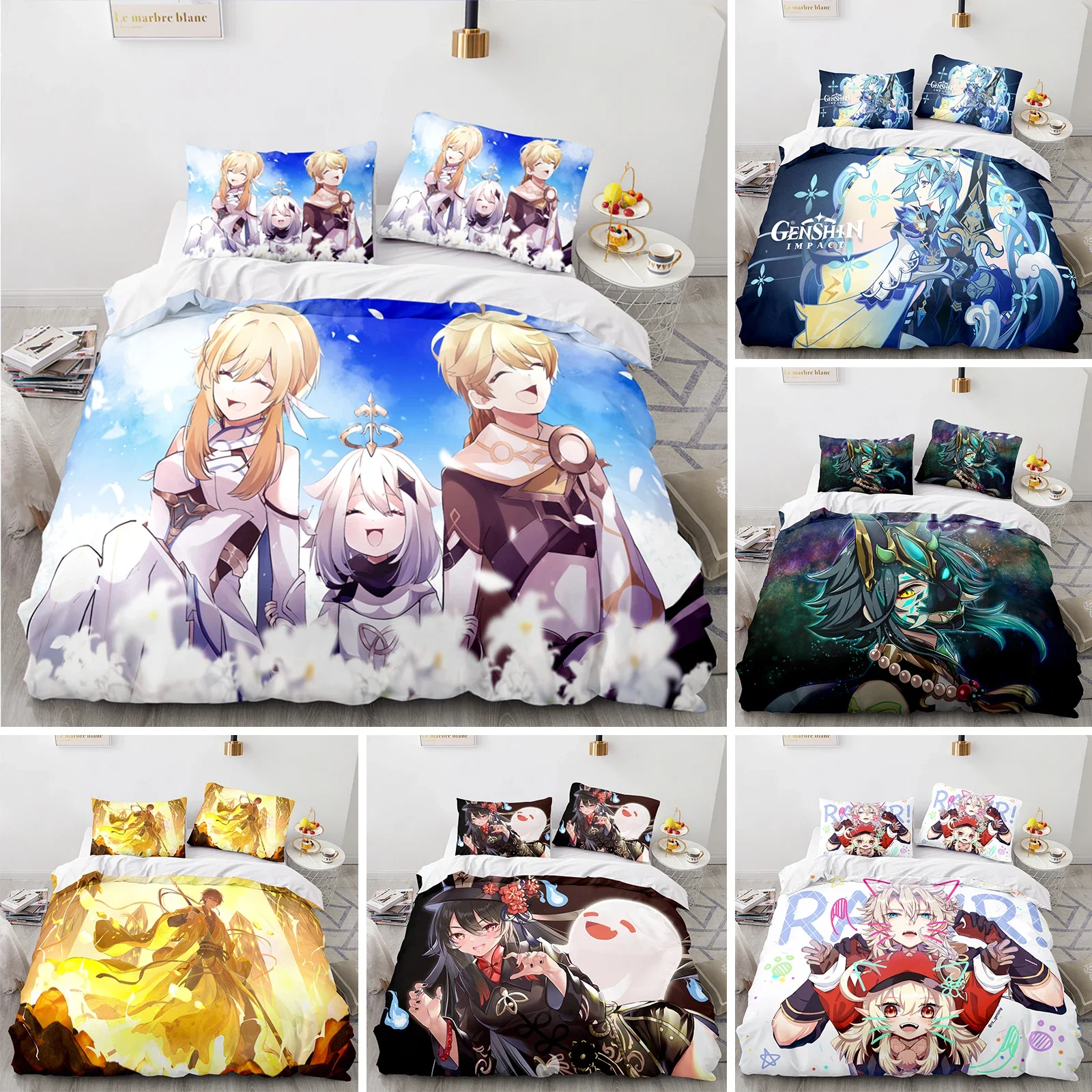 3D Printed Genshin Impact Bedding Set Anime Game XIAO Duvet Cover Double Twin Full Queen King Adult Kids Bedclothes Quilt Cover
3D Printed Genshin Impact Bedding Set Anime Game XIAO Duvet Cover Double Twin Full Queen King Adult Kids Bedclothes Quilt Cover