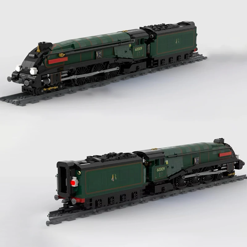 MOC City Train LNER A4 BR, окрашенный в зеленом стиле, британский паровоз, сборная игрушка, детский подарок на день рождения, статическое издание
MOC City Train LNER A4 BR, окрашенный в зеленом стиле, британский паровоз, сборная игрушка, детский подарок на день рождения, статическое издание