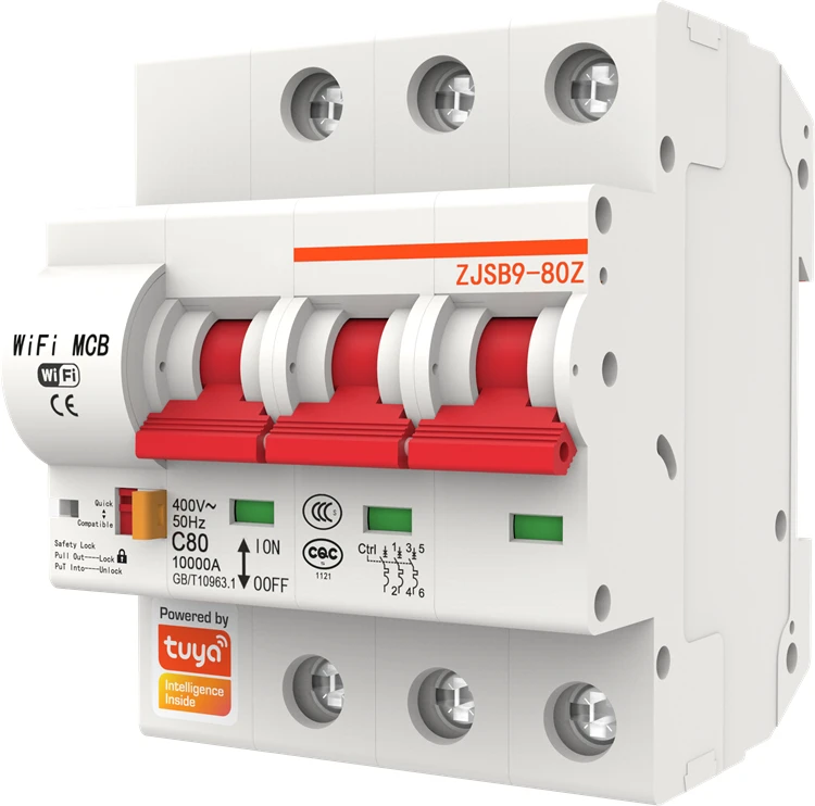 WiFi Smart Circuit Breaker 3P 16A-125A Automatic Switch Overload Short Circuit Work
WiFi Smart Circuit Breaker 3P 16A-125A Automatic Switch Overload Short Circuit Work