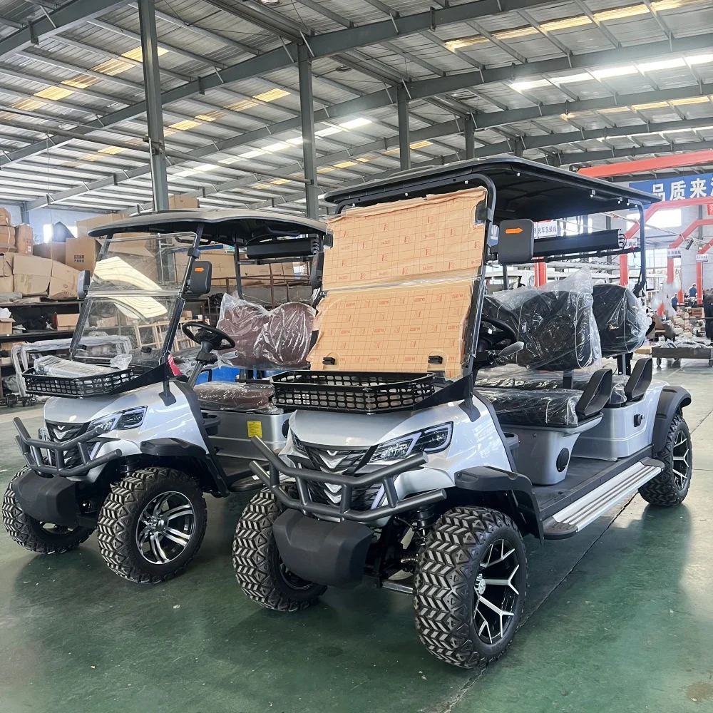 Wholesale 2 4 6 Seats 72V Lithium Battery 4 Passengers Electric Off Road Club Car Golf Buggy Cart With Golf Bag Rack
Wholesale 2 4 6 Seats 72V Lithium Battery 4 Passengers Electric Off Road Club Car Golf Buggy Cart With Golf Bag Rack