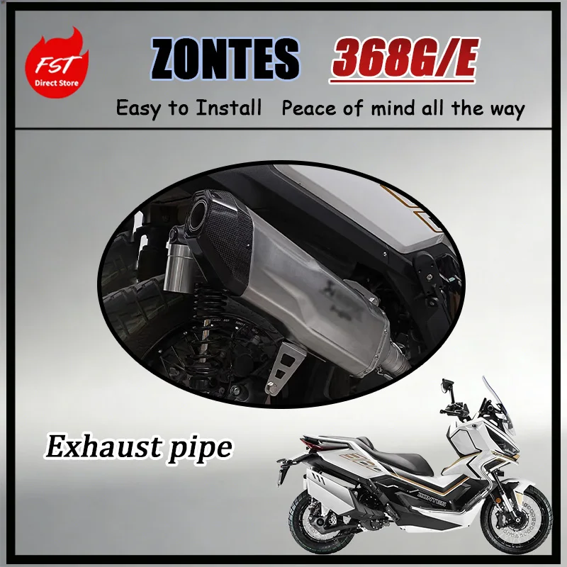 FOR ZONTES 368G/E Motorcycle Full Exhaust System Stainless Steel Header AK Carbon Fiber Sound muffler for Enhanced Performance
FOR ZONTES 368G/E Motorcycle Full Exhaust System Stainless Steel Header AK Carbon Fiber Sound muffler for Enhanced Performance