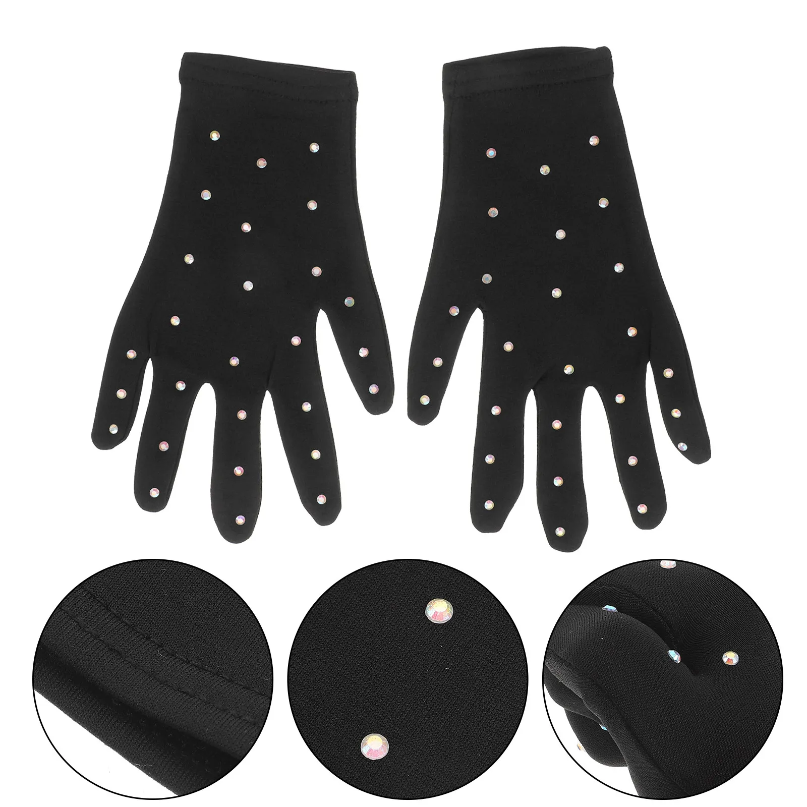1 пара декоративных перчаток для фигурного катания с стразами, дышащие, для выступлений на сцене, танцевальных вечеринок, принадлежности для катания на коньках
1 пара декоративных перчаток для фигурного катания с стразами, дышащие, для выступлений на сцене, танцевальных вечеринок, принадлежности для катания на коньках