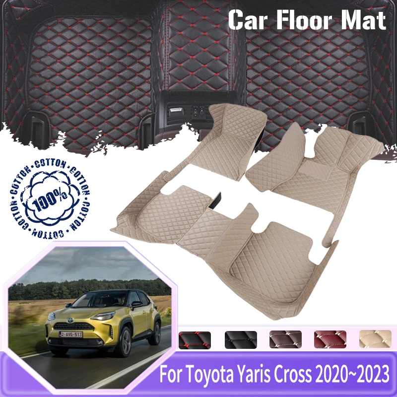 Негибридный автомобильный коврик, напольный коврик для Toyota Yaris Cross XP210 2020 2021 2022 2023, 5-местный коврик с защитой от грязи, кожаный коврик, автомобильные аксессуары
Негибридный автомобильный коврик, напольный коврик для Toyota Yaris Cross XP210 2020 2021 2022 2023, 5-местный коврик с защитой от грязи, кожаный коврик, автомобильные аксессуары